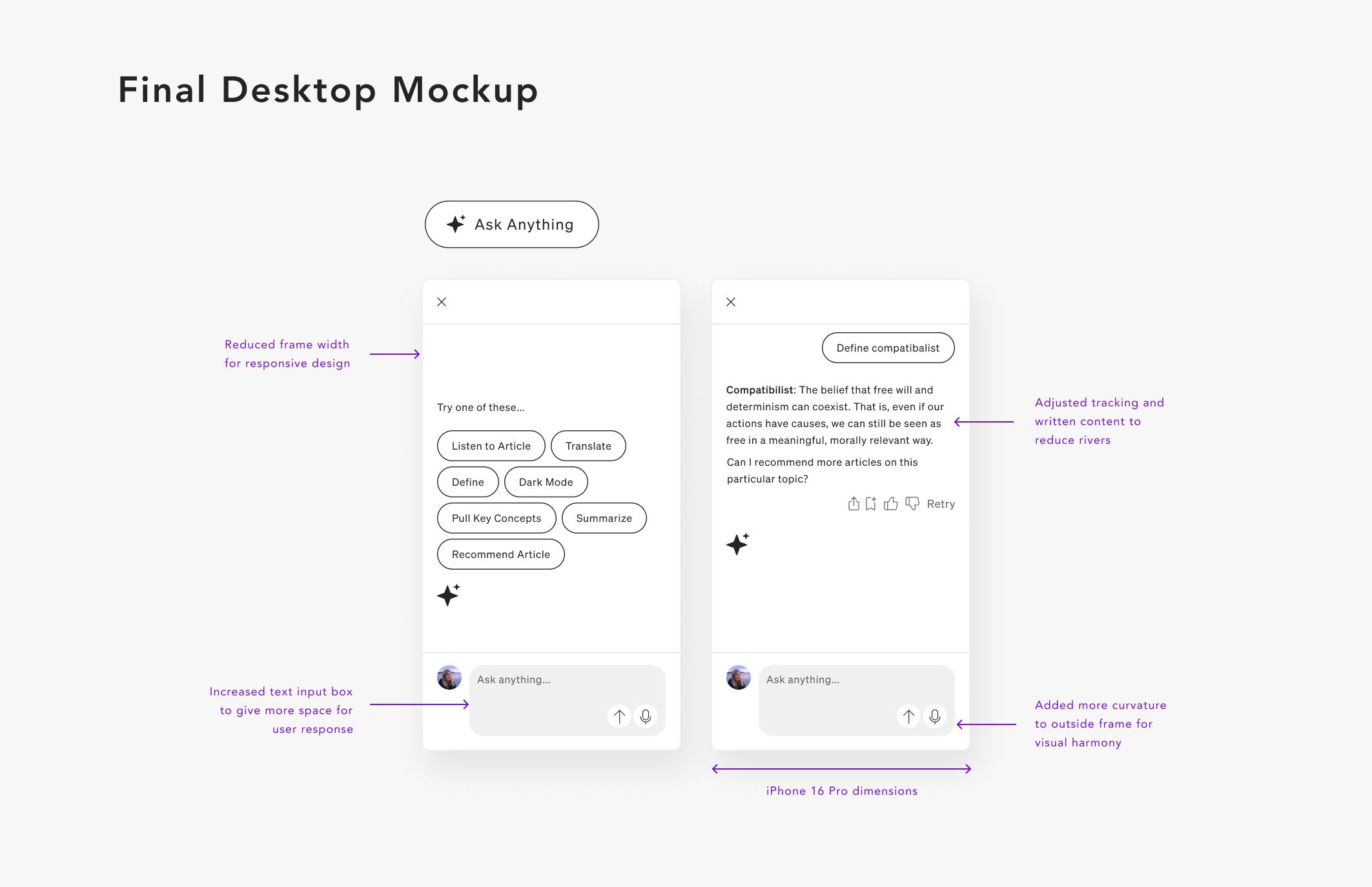 Mockups Revised