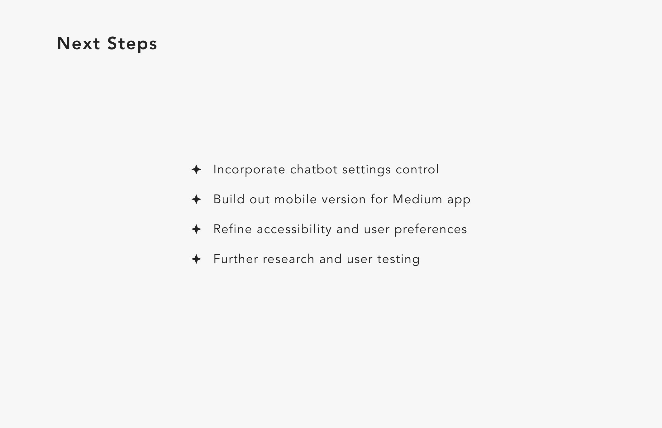 Next Steps