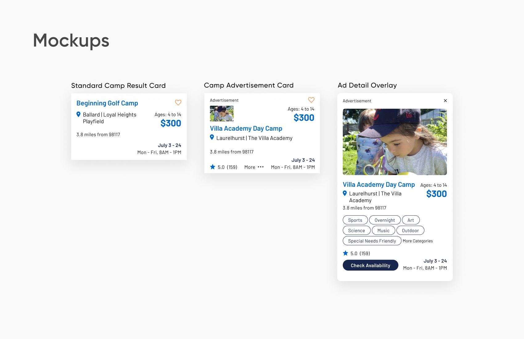 Mockups