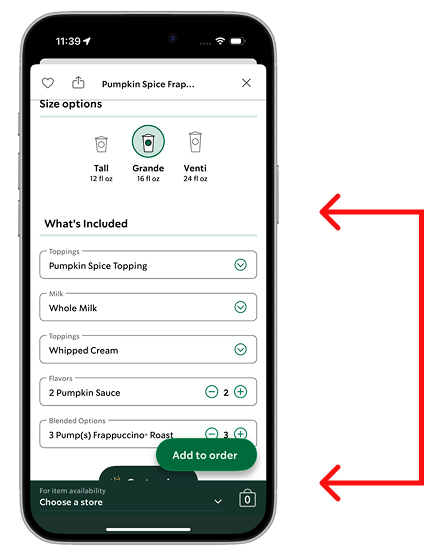 App showing usability issues